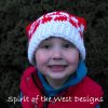 Crochet Santa Poinsettia Hat, Crochet Hat Pattern, spring garden Hat Pattern, family sizing, infant hat, toddler hat, teen hat, adult hat, adult beanie, crochet pattern, striped hat pattern, wool hat, acrylic yarn, variegated yarn, spirit of the west designs