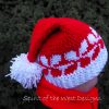 Crochet Santa Poinsettia Hat, Crochet Hat Pattern, spring garden Hat Pattern, family sizing, infant hat, toddler hat, teen hat, adult hat, adult beanie, crochet pattern, striped hat pattern, wool hat, acrylic yarn, variegated yarn, spirit of the west designs