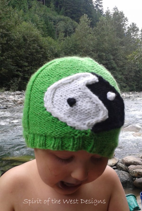 Knitting Pattern, Yin Yang Cabled Hat, Knit Hat, Childs Hat, Beanie Cables