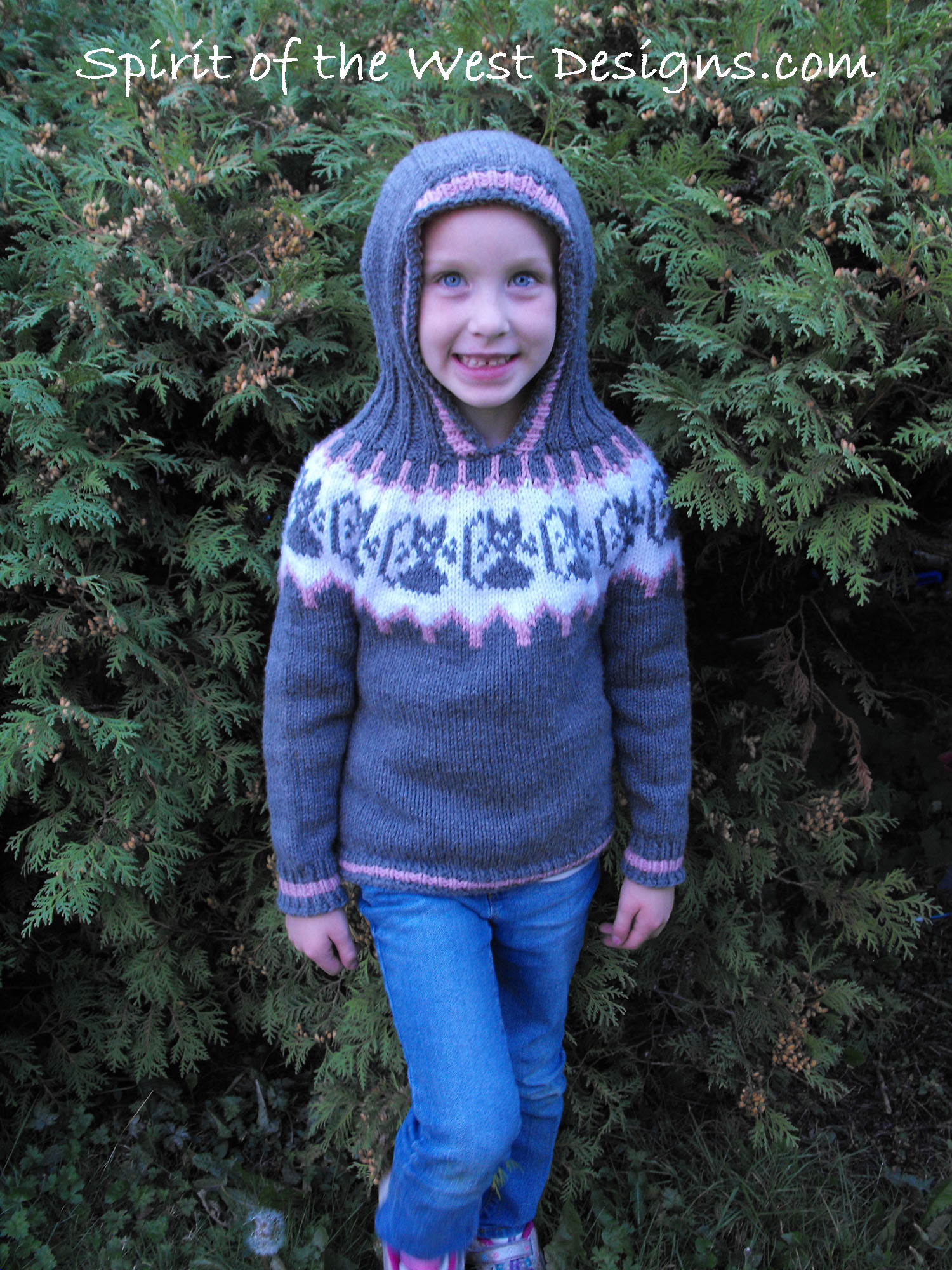 Cattails Hoodie – Seamless Top Down Knitting Pattern – Spirit of the ...
